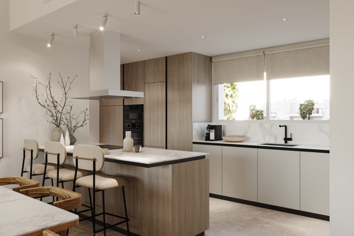 Modern new villas on one level with private pool at the golf course Modern new villas on one level with private pool at the golf course