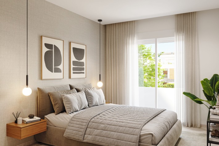 Modern new villas on one level with private pool at the golf course Modern new villas on one level with private pool at the golf course